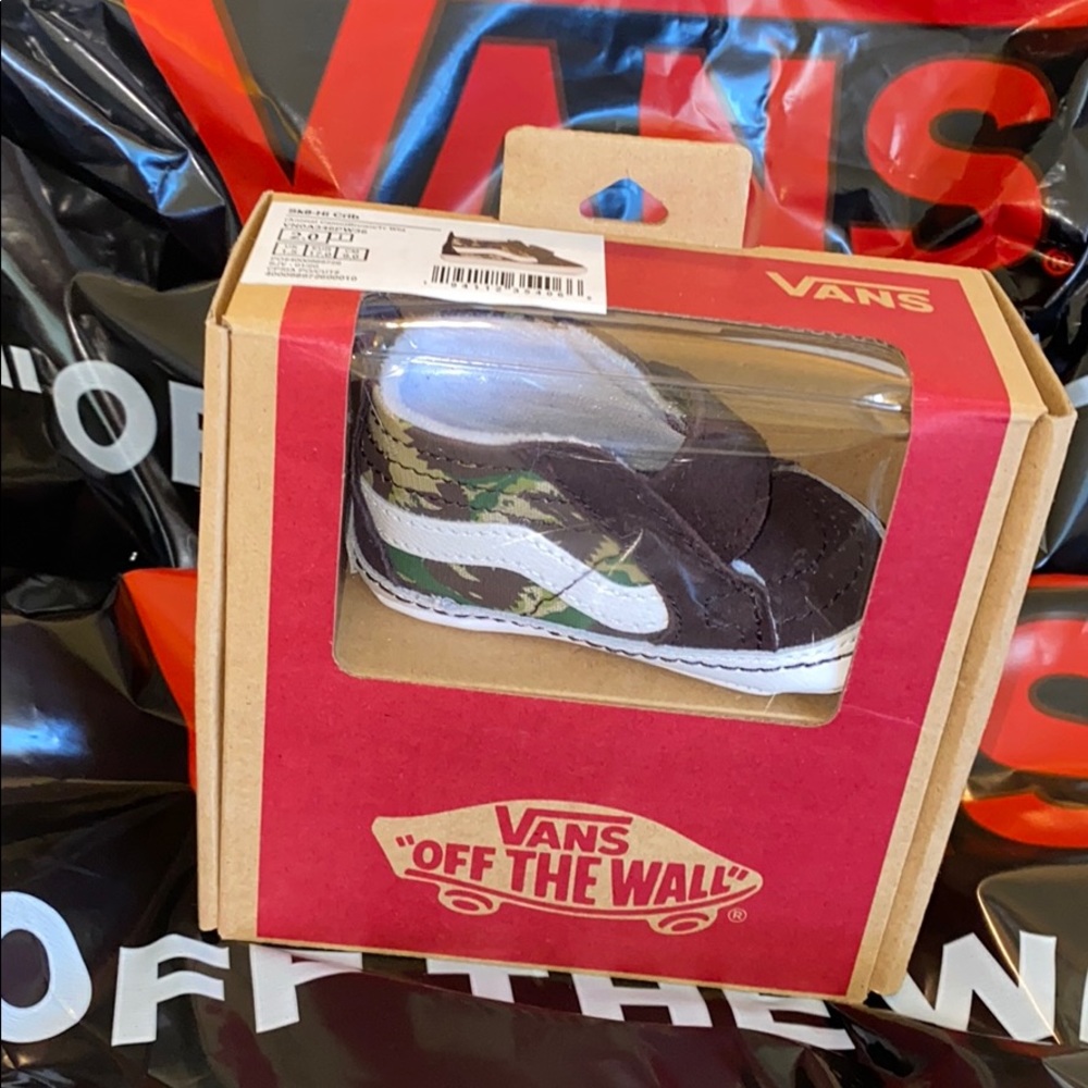 Vans Camo Infant Crib Soft bottom shoes 2